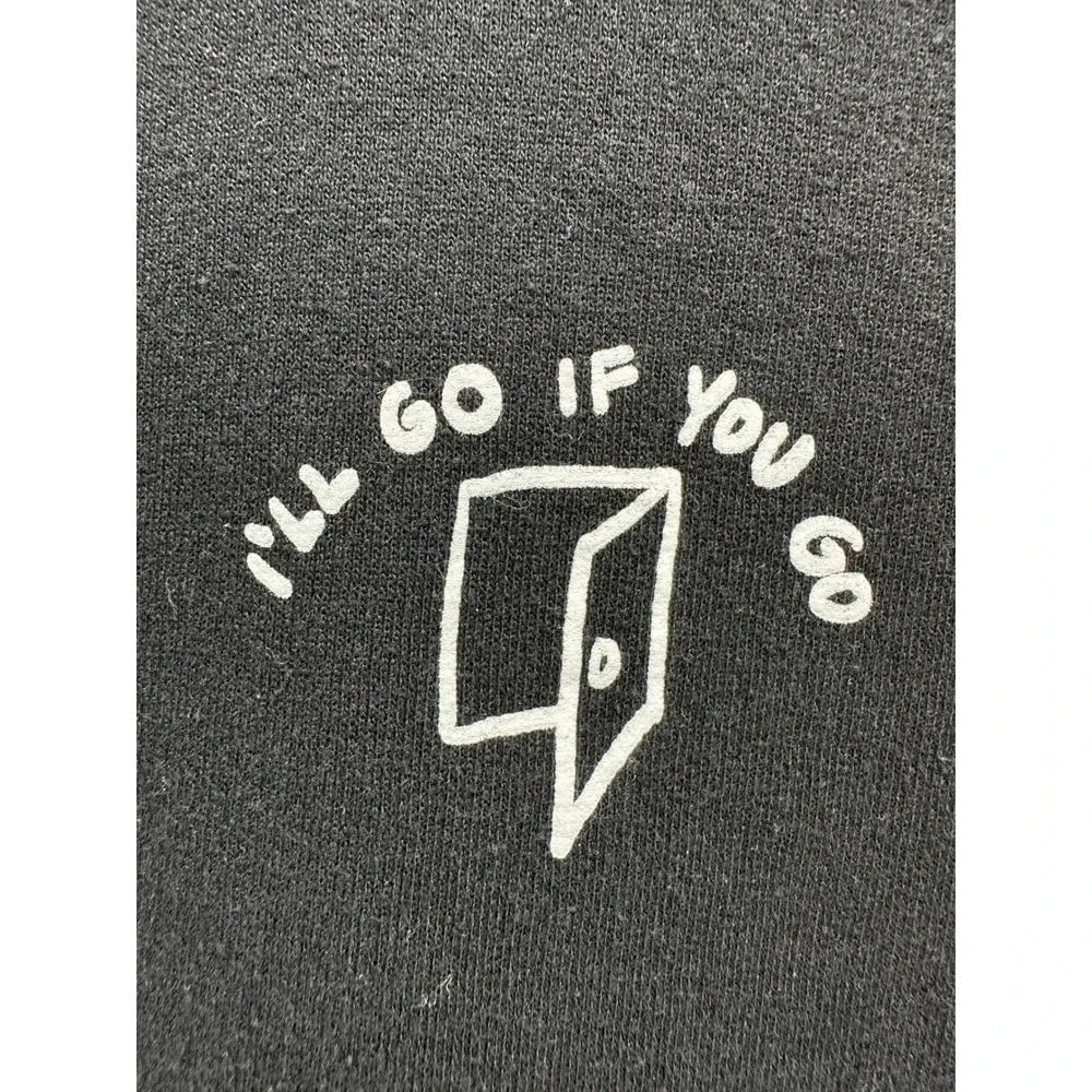 Lonely Ghost Ways To Say I Love You Hoodie Black Mens XL I'll Go If You Go - Picture 8 of 10